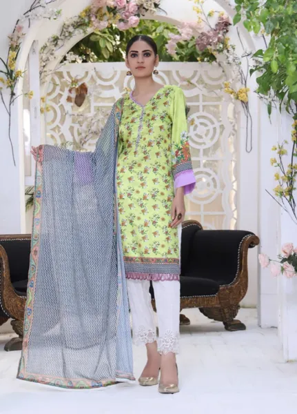Ravishing By Regalia Textiles Printed Charmeuse Silk Suits Unstitched 2 Piece
